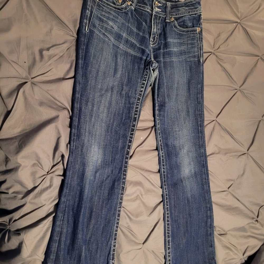 Miss Me Dark Blue Boot Cut Jeans